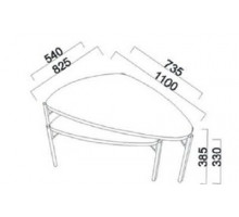 Журнальный столик Палвин PALV-52а