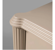 Четырехстворчатый шкаф для одежды Моника (Капучино эмаль)