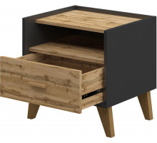 Тумба прикроватная Сканди МН-036-28(графит)