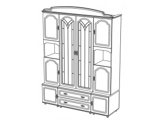 Стенка для гостиной Романтика ВК-09.3 от Мебель-Неман