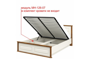 Двуспальная кровать Марсель с подъемным механизмом МН-126-01