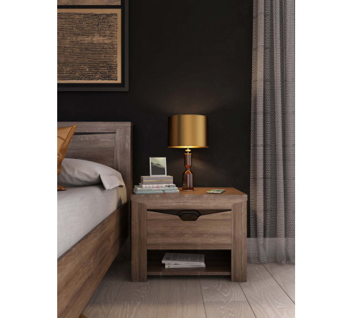 Прикроватная тумба Соренто Дуб Стирлинг