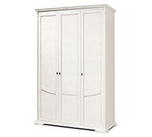 Шкаф для одежды Лика ММ-137-01/03Б (белая эмаль)