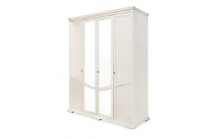 Шкаф для одежды Лика ММ-137-01/04 (белая эмаль)