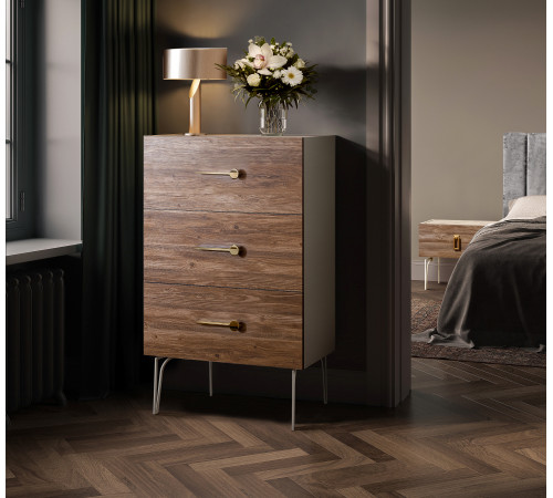 Комод для белья Богемия Вуд (Bogemia Wood) БМКМ-1 (Wo)