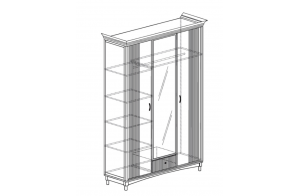 Трехдверный шкаф Мартина 821