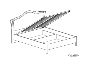 Двуспальная кровать 160х200 с подъемным механизмом Мартина 829