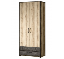 Двухдверный шкаф для одежды Гранж 981