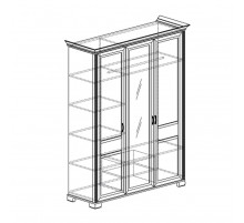 Трехдверный шкаф для одежды Флора 900