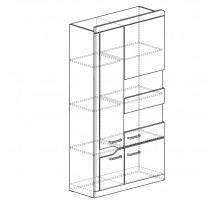 Шкаф комбинированный Ронда 306
