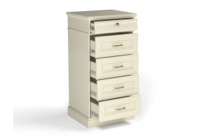 Комод высокий, Сиена  Береза бежевая