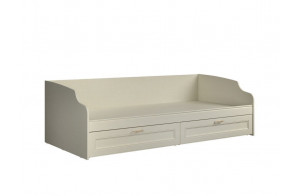 Кровать  с ящиками 900, Сиена Береза бежевая