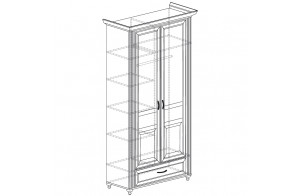 Двухдверный шкаф для одежды Ралли 853