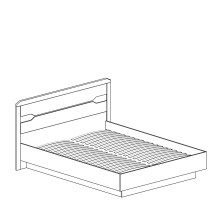 Двуспальная кровать 1600х2000 Ронда 315